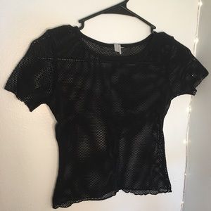 Urban Outfitters mesh black top